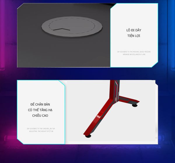 [Giảm giá 60%] Bàn Gaming Đa Năng Chân Chữ Y - GM72