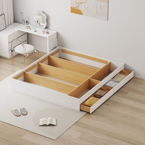 Giường Ngủ Có Ngăn Kéo Thông Minh Gỗ MDF GAPI - GP342