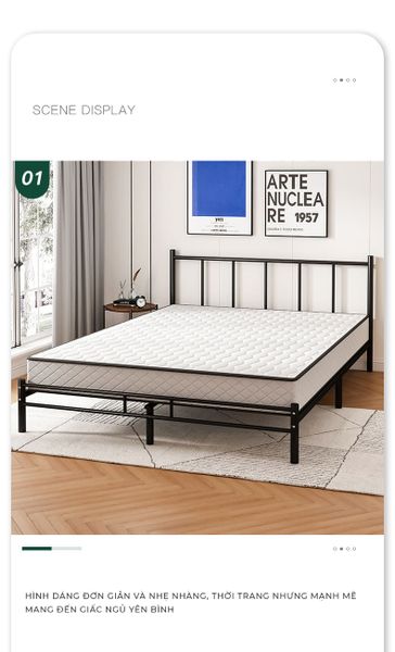 Giường Ngủ Hiện Đại GAPI - GM158