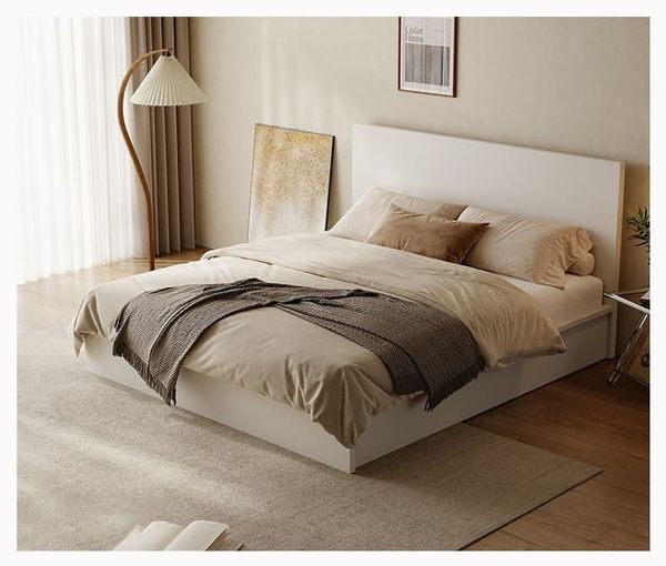 Giường Ngủ Gỗ MDF Đầu Giường Cao Thông Minh GAPI - GP340