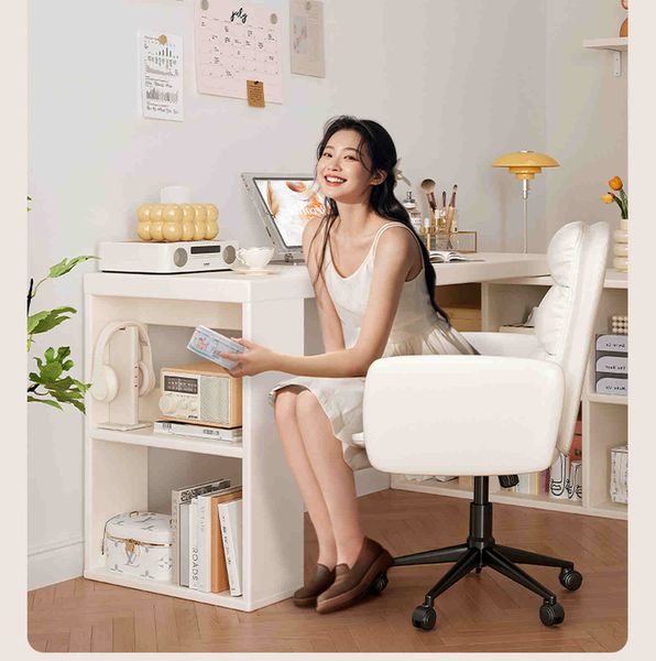 Bàn Làm Việc Đa Năng Tích Hợp Tủ Đựng Đồ Kèm Kệ Sách Hiện Đại - GP368