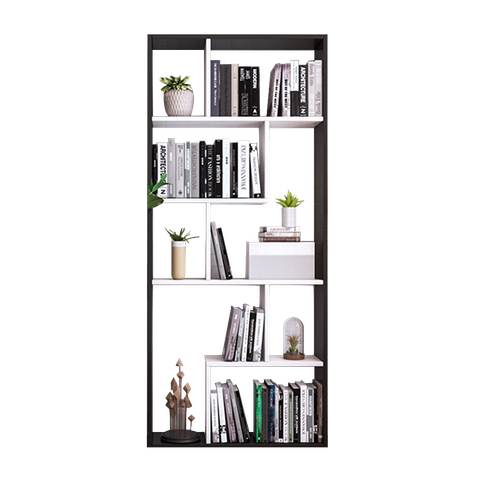 Kệ GAPI Đa Tầng Để Sàn Gỗ MDF Màu Trắng-Đen - GP64 - Hết hàng