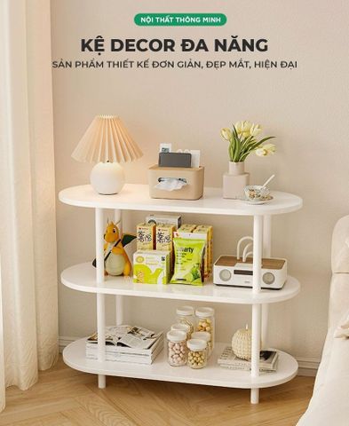 Kệ Decor Đa Năng 3 Tầng Gỗ MDF Cao Cấp GAPI - GM163