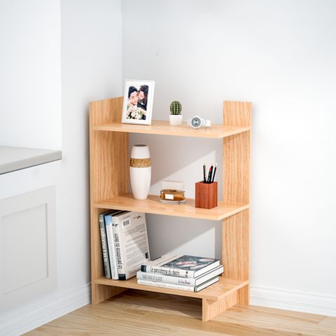 Kệ Góc 3 Tầng Đa Năng GAPI Gỗ MDF Màu Vân Gỗ - GP180