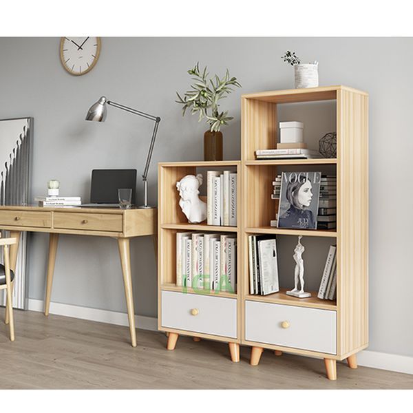 Kệ Sách Đa Năng GAPI S Style Màu Gỗ Phối Trắng - GP144