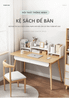 Kệ Sách Gỗ Để Bàn Gỗ MDF Thông Minh Nhỏ Gọn, Hiện Đại GAPI - GP261