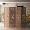 Bình Phong Gỗ MDF Họa Tiết Hoa Sen - GP396