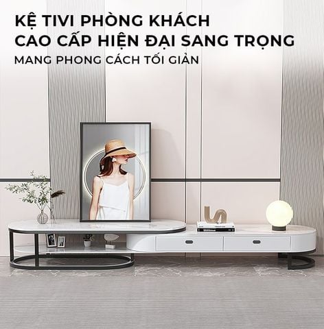 Kệ Tv Bọc Da Cao Cấp Khung Sắt GAPI - GM152 - Hết hàng