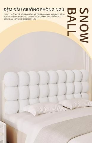 Đệm Đầu Giường Lông Cừu Cloudly Gapi - GC39