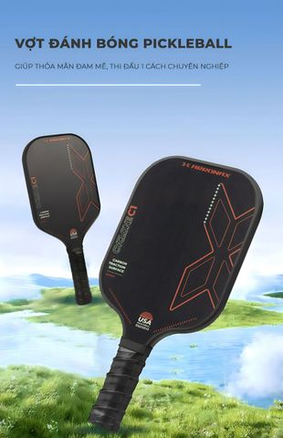 Vợt Pickleball Màu Đen Hiện Đại GAPI - PK01A.8