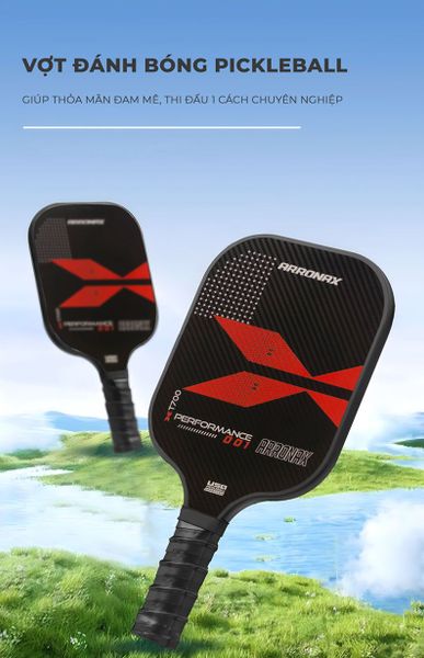 Vợt Pickleball Màu Đen Hiện Đại GAPI - PK02
