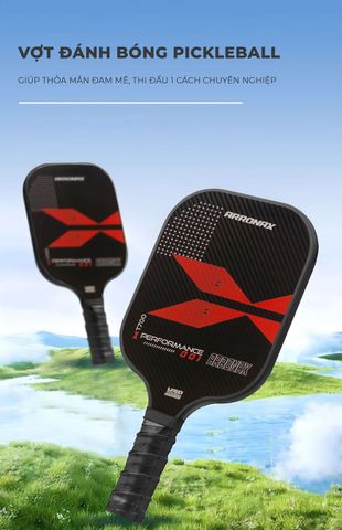 Vợt Pickleball Màu Đen Hiện Đại GAPI - PK02