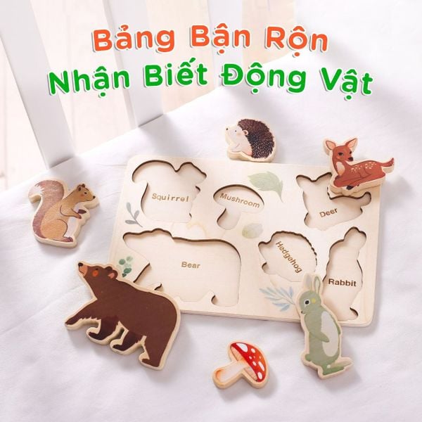 Bảng Đồ Chơi Giáo Dục Nhận Biết Động Vật Cho Trẻ Chất Lượng Cao Cấp GAPI - TOY05