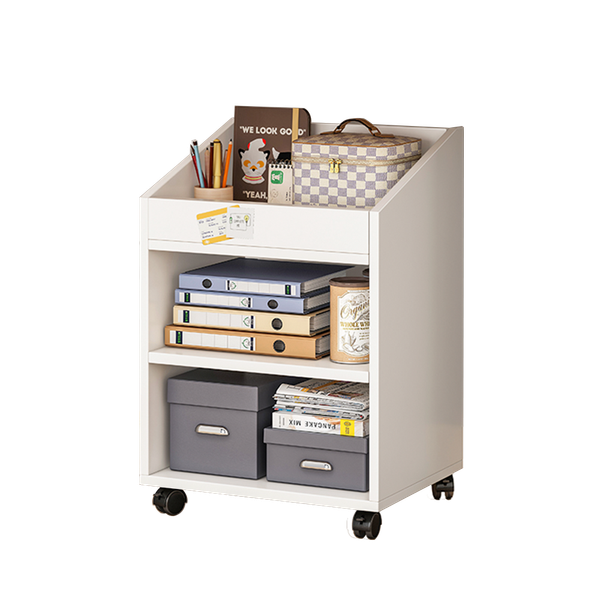 Tủ Đựng Đồ Văn Phòng GAPI Màu Trắng Có Bánh Xe - GP190