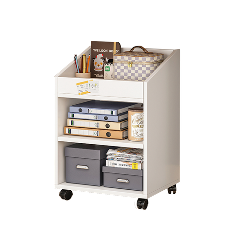 Tủ Đựng Đồ Văn Phòng GAPI Màu Trắng Có Bánh Xe - GP190