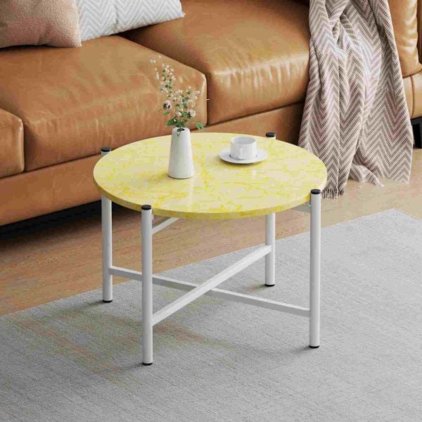 [Giảm giá 60%] Bàn trà mặt đá cao cấp phong cách tối giản - GM15