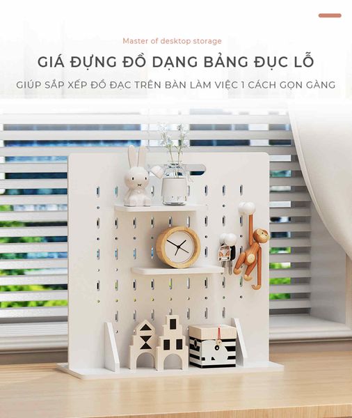 Bảng pegboard đa năng sắp xếp bàn làm việc - IG417