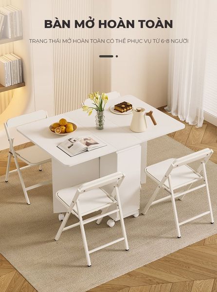 Combo Bộ Bàn Ăn GP372.01 + 4 GHẾ GM192.11