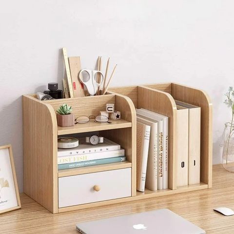 Kệ Sách GAPI Để Bàn Gỗ MDF Vân Gỗ GAPI - GP176