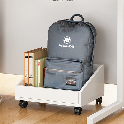 Tủ Đựng Đồ Văn Phòng GAPI Màu Trắng Có Bánh Xe - GP190