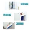 Tủ Sách Cho Bé GAPI Màu Xanh Phối Trắng - GP139