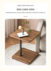 Bàn Trà Sofa Phòng Khách Gỗ MDF với 2 Tầng Đa Năng, Hiện Đại GAPI - GM88