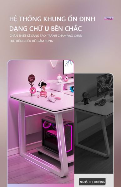 Bàn Gaming Chân Chữ U Cao Cấp GAPI - GM95
