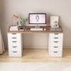Bàn Làm Việc Kèm 10 Ngăn Kéo Đa Năng Gỗ MDF Cao Cấp GAPI - GP313