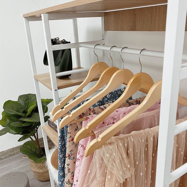 Kệ Treo Quần Áo Gỗ MDF Đa Năng, Hiện Đại L-Hanger GAPI - GM08