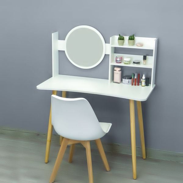 Bàn Trang Điểm phong cách Bắc Âu kèm kệ đồ đa năng GAPI - GP84