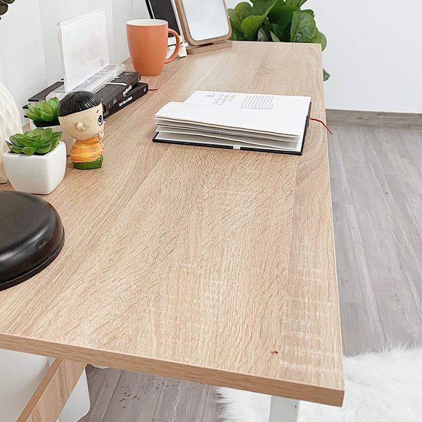 Bàn Học Bàn Làm Việc Crop GAPI Gỗ MDF Màu Vân Gỗ - GM10