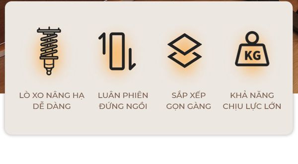 Bàn Nâng Hạ 2 Tầng Tiện Lợi Cho Góc Làm Việc - GN72