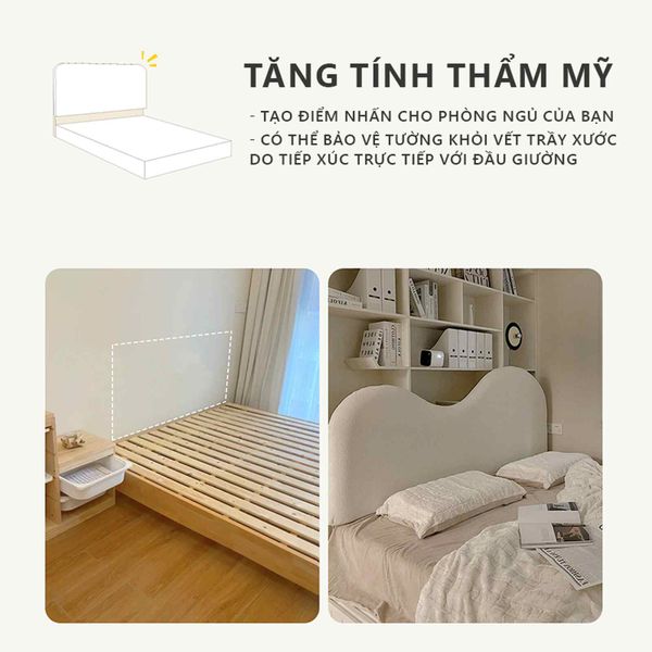 Đệm đầu giường hình đám mây GC37
