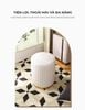 Ghế đôn trang điểm màu trắng thanh lịch  - GC45