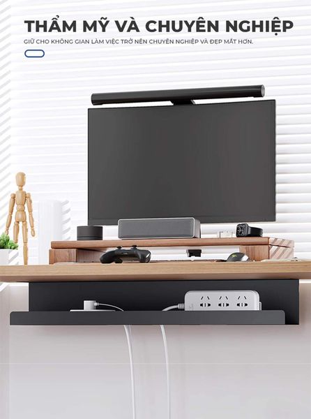 Khay Đi Dây Điện Gầm Bàn Làm Việc Tiện Ích - GM176