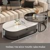 Bàn Trà Sofa Elip TC Khung Sắt Cao Cấp GAPI - GM149