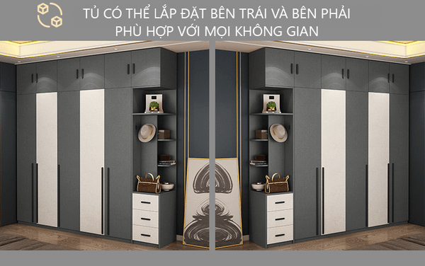 Tủ quần áo GAPI - GP241