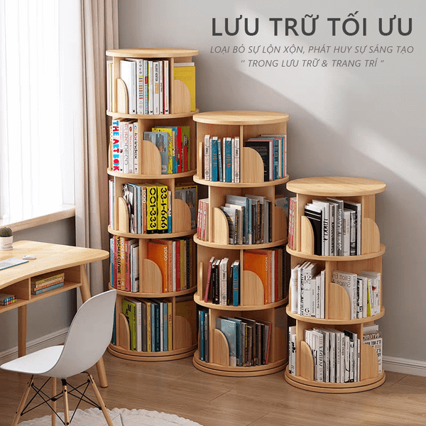 Kệ Sách Xoay GAPI - GP269