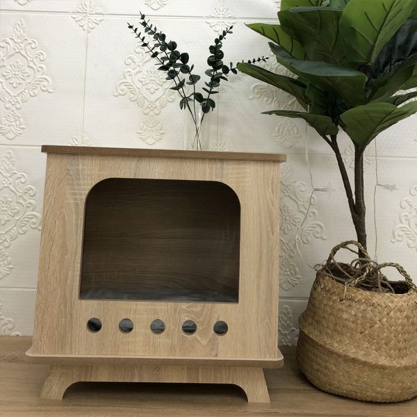 Nhà Cho Mèo GAPI PET Màu Gỗ - GP205