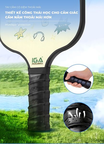 Vợt Pickleball Họa Tiết Dễ Thương Cá Tính GAPI - PK01A.6