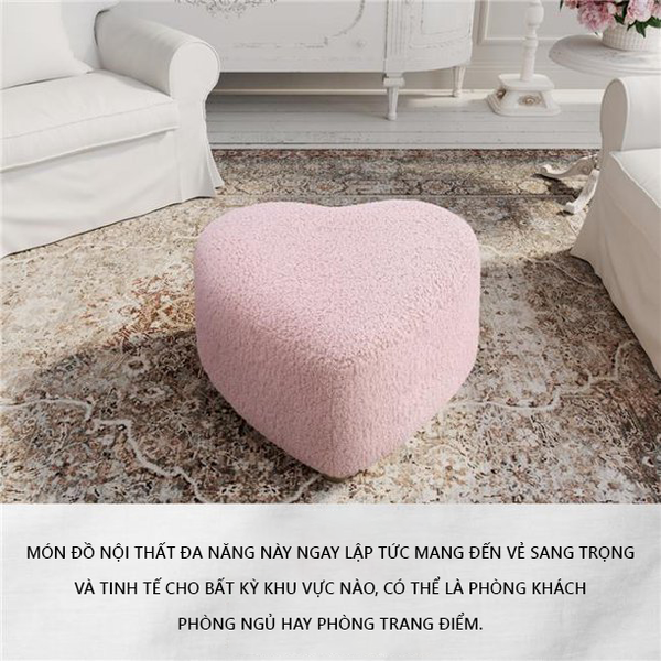 Ghế Sofa Phòng Khách Hình Trái Tim Đơn Giản, Hiện Đại GAPI - GC23