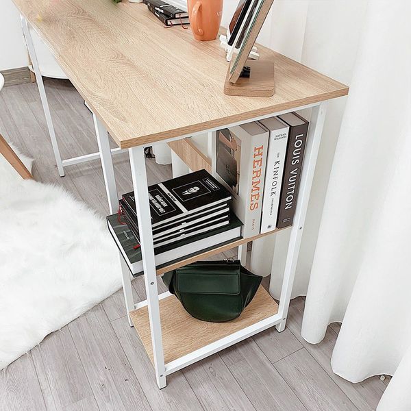 Bàn Học Bàn Làm Việc Crop GAPI Gỗ MDF Màu Vân Gỗ - GM10