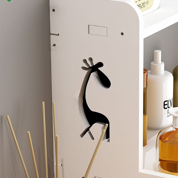 Kệ Đồ Để Bàn Nhỏ Gọn Màu Trắng Tối Giản GAPI - IG408