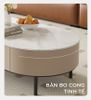 Bàn Trà Sofa Hình Oval Bọc Da Cao Cấp GAPI - GM155