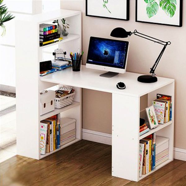 Bàn Làm Việc, Bàn Học, Bàn Gỗ MDF Thông Minh kèm kệ sách đa năng, hiện đại GAPI - GP04