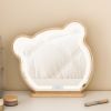 Gương gấu để bàn khung gỗ MDF với thiết kế nhỏ gọn, tiện lợi cho góc trang điểm tối giản, hiện đại GAPI - GP318