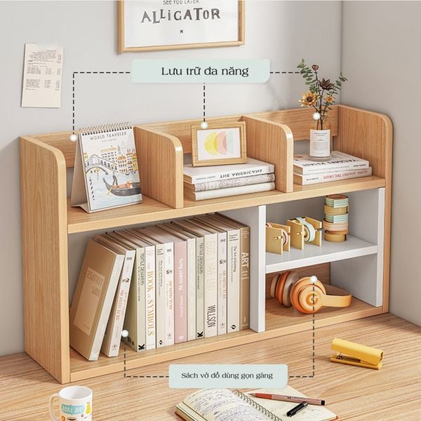 Kệ Sách Để Bàn SAI SHAN GAPI Gỗ MDF - GP157