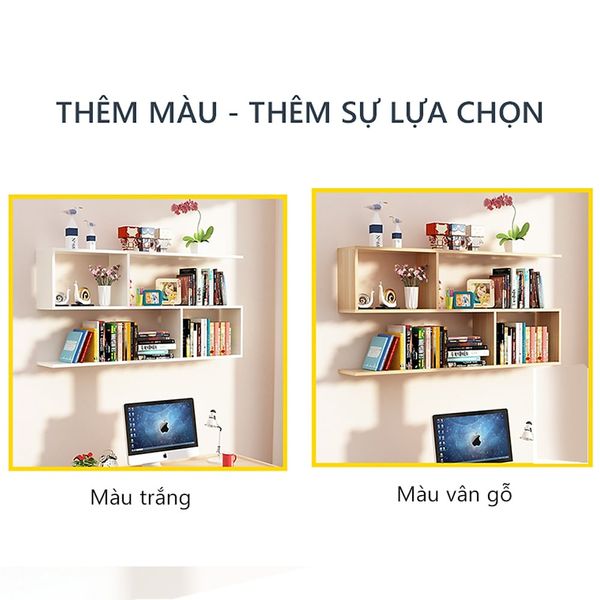 Kệ Treo Tường 2 Tầng GAPI Gỗ MDF - GP13 - Hết hàng