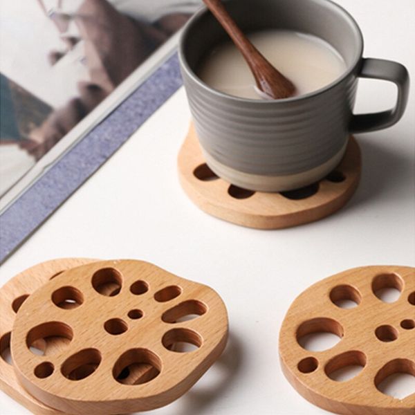 [Giảm giá 60%] Đế Lót Ly Củ Sen Phong Cách Cổ Điển (Bộ 5 cái) - PG04