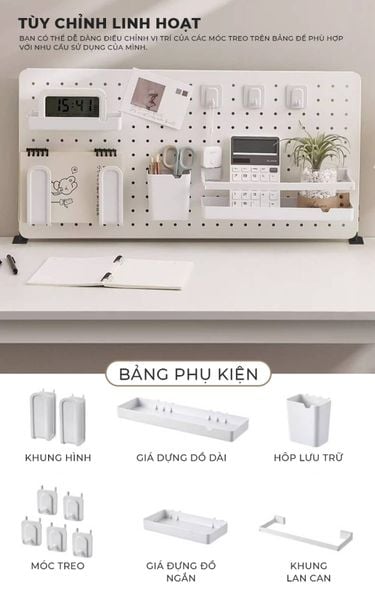 Bảng Pegboard Đa Năng Gọn Gàng, Tiện Lợi - GM171